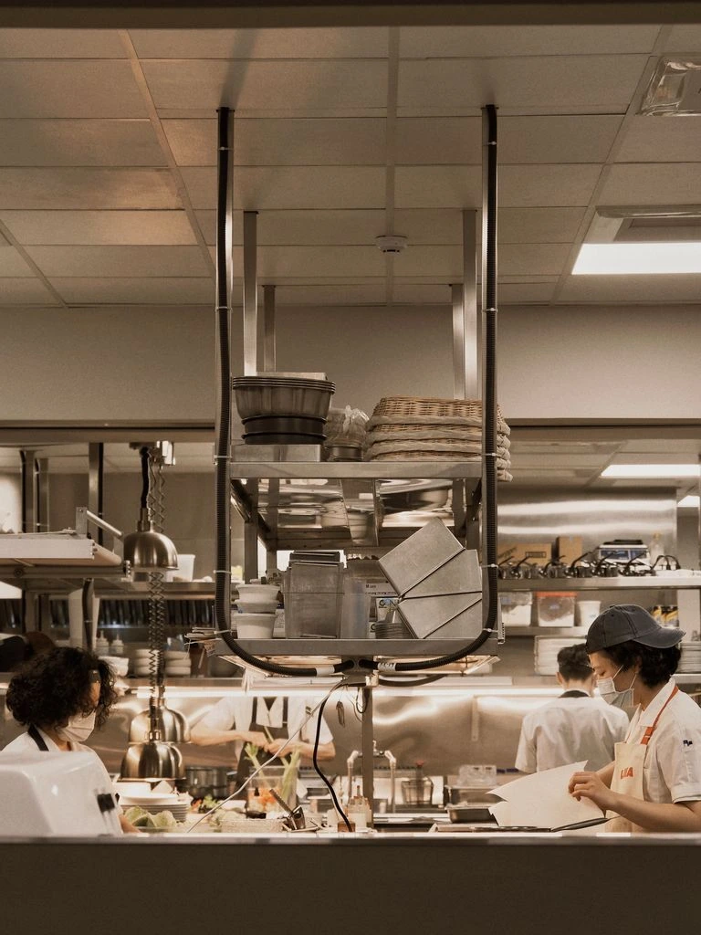 Plating in the kitchen at first light